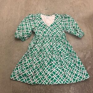 Hudson north tiered midi dress